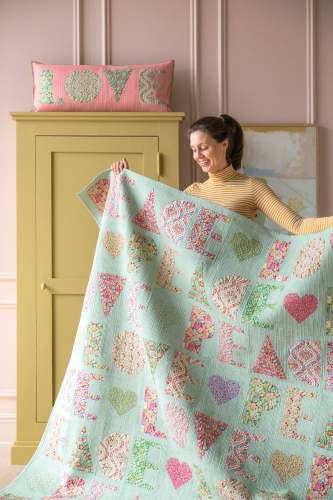 Tilda Patchwork Stoff Baumwolle - Wallflower - Bellflower Pine